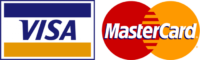 Logos visa y matercard